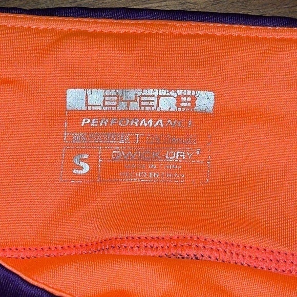 Layers 8 QWICK DRY Purple & Orange Detail Leggings Sz. S - Picture 16 of 17